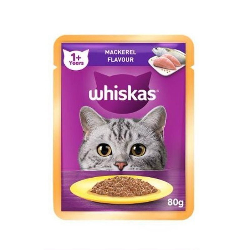 Whiskas อาหารแมว วิสกัส แบบเปียกมีหลายรส