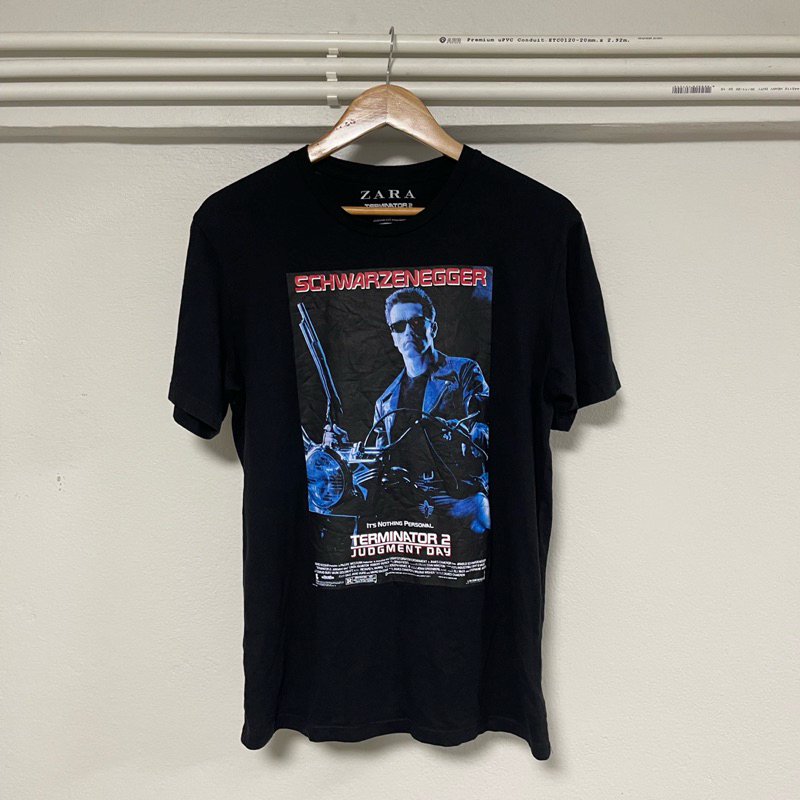 เสื้อมือสอง Terminator2 Judgment Day X ZARA Arnold Schwarzenegger ตำนานคนเหล็ก2