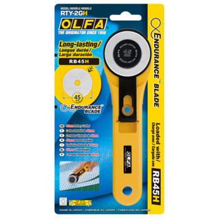 เครื่องตัดโรตารี่ Olfa RTY-2/GH - RB45H - ใบมีดทนทาน ใช้งานไ…