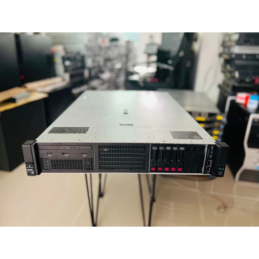 server hp dl380 gen10 2cpu ram 64gb 32cores ประกัน 3 เดือน เซิร์ฟเวอร์เอชพีมือสองพร้อมใช้งาน