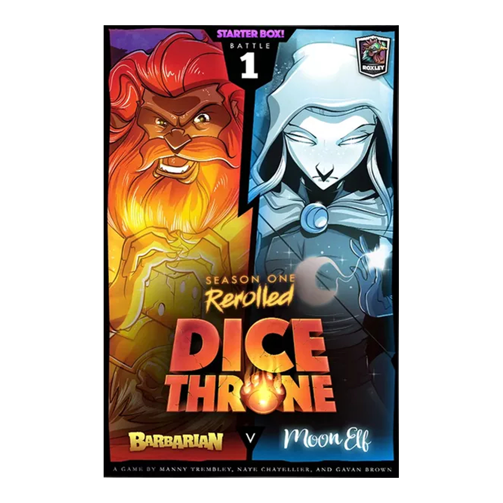 DICE THRONE: SEASON 1 R BOX 1 BARBARIAN V MOON - Board Game บอร์ดเกม - Tower Tactic Games