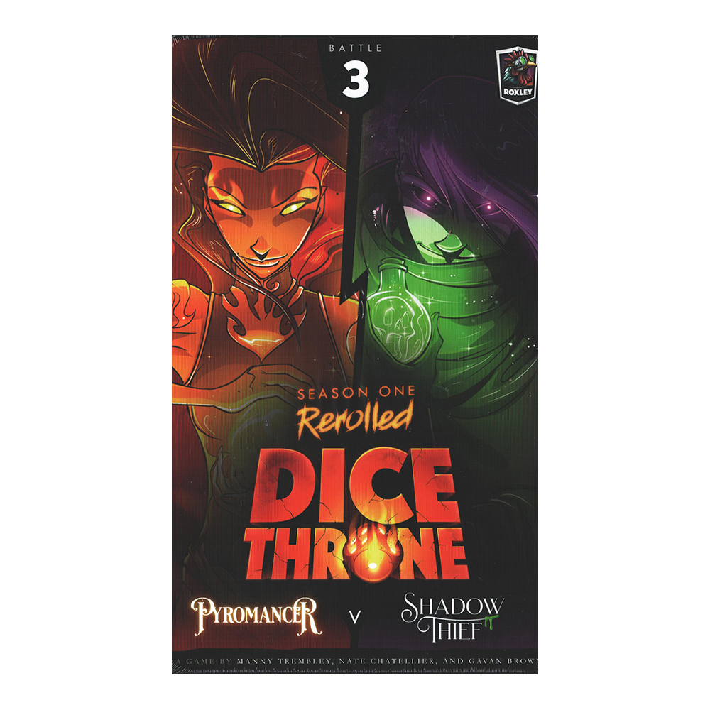 DICE THRONE: SEASON 1 R BOX 3 PYRO V SHADOW THIEF - Board Game บอร์ดเกม - Tower Tactic Games