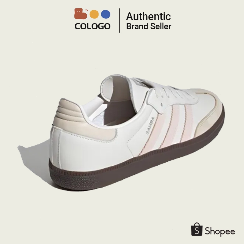 Adidas Originals SAMBA OG W "WHITE PINK" รองเท้า