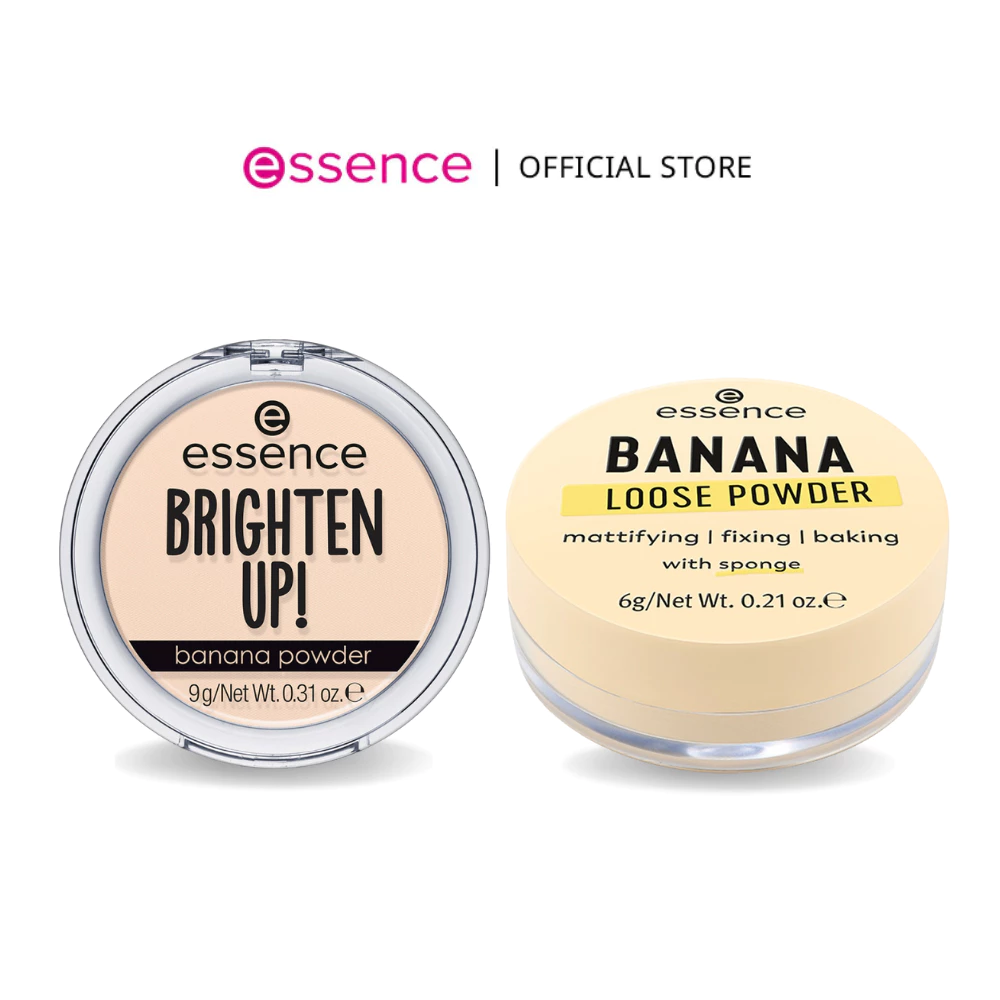 essence BRIGHTEN UP! banana powder แป้งเซ็ตเมคอัพ แป้งโปร่งแสง