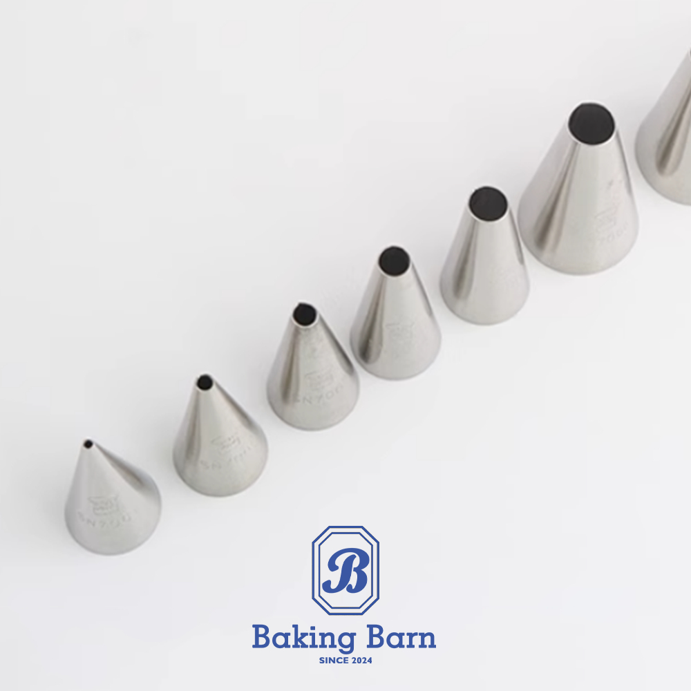 Baking Barn หัวบีบ หัวบีบครีม หัวบีบเค้ก หัวบีบกลม Round tip Piping Tips