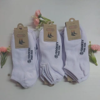 ถุงเท้าข้อสั้น แบรนด์socksy. คุณภาพดีมาก กำลังเป็นที่นิยม ขายยกโหลค่ะ 12คู่ราคา110บาทค่ะ