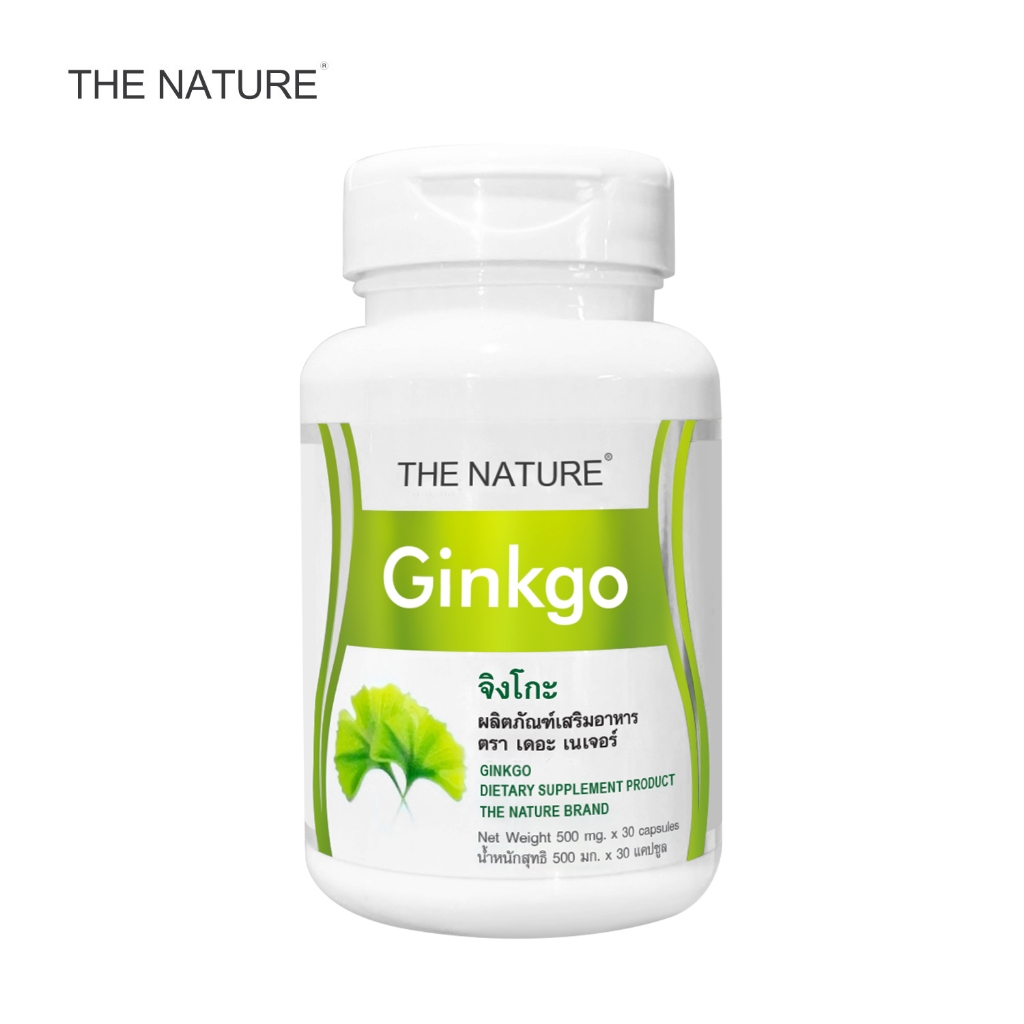 จิงโกะ เดอะเนเจอร์ x 1 ขวด Ginkgo The Nature วิตามินบีรวม Vitamin B Complex วิตามินบี Vitamin B สารสกัดจากใบจิงโกะ