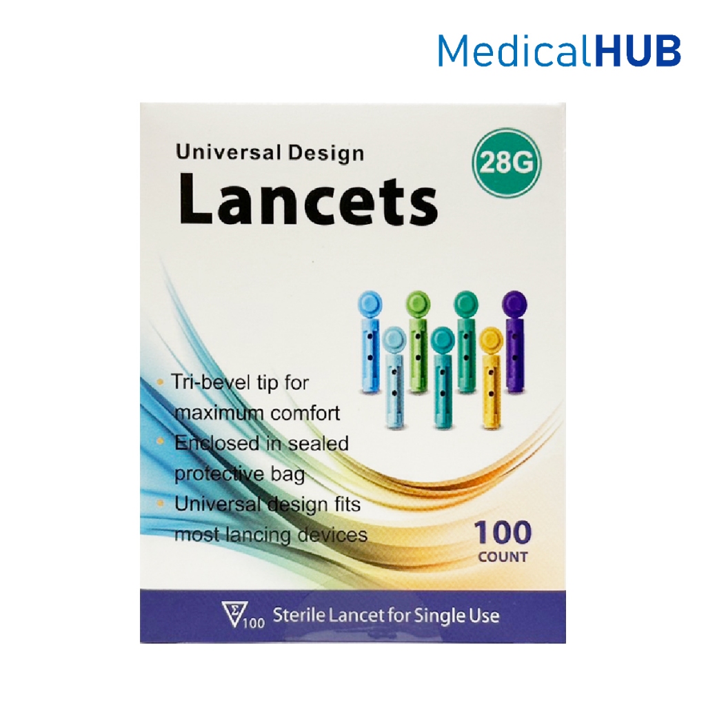 Universal Lancets ใช้กับเครื่อง Next Health 1 กล่อง บรรจุ 100 ชิ้น  12589
