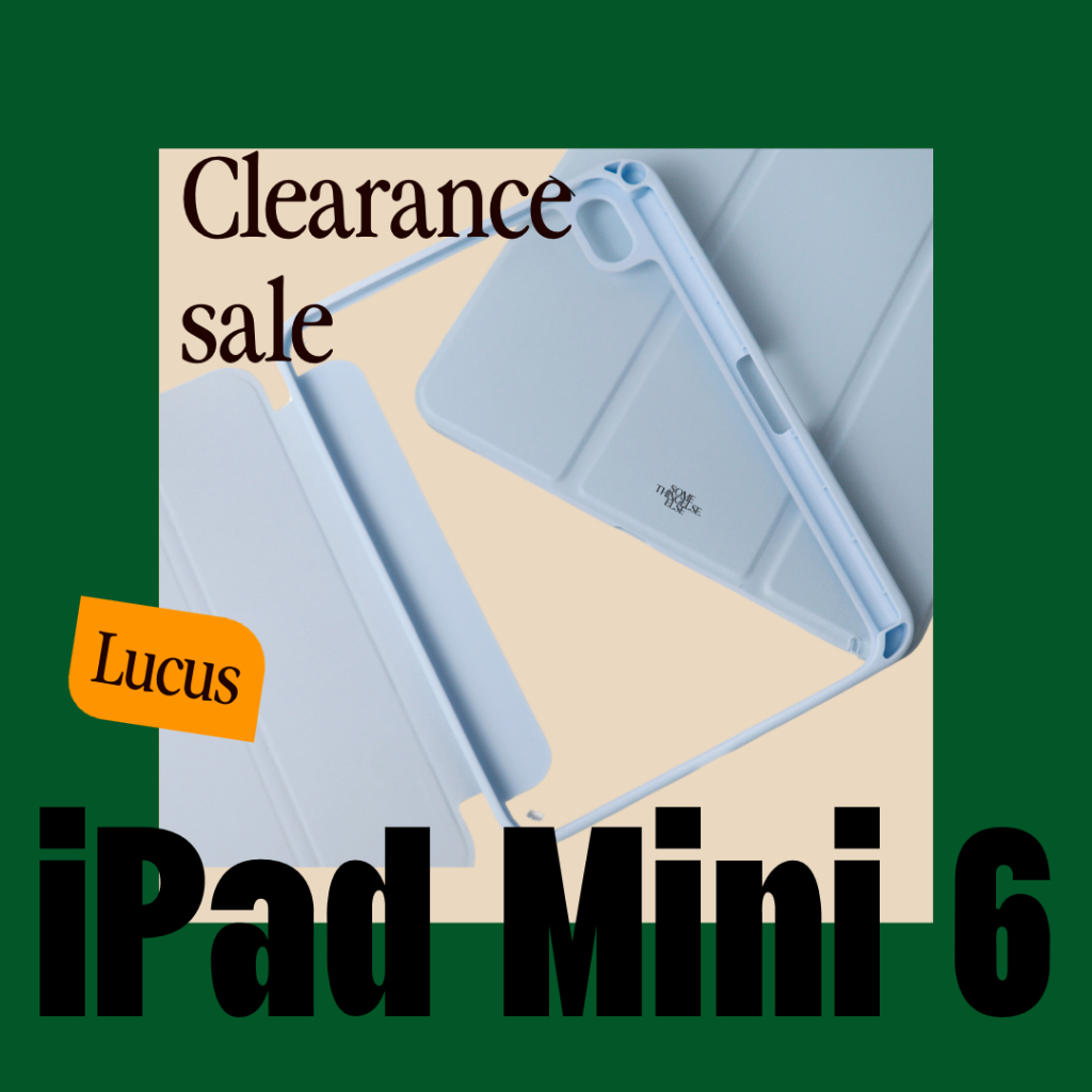 [ลดราคา] เคส iPad Mini 7/6 ด้านหลังใส กันงอ กันกระแทก
