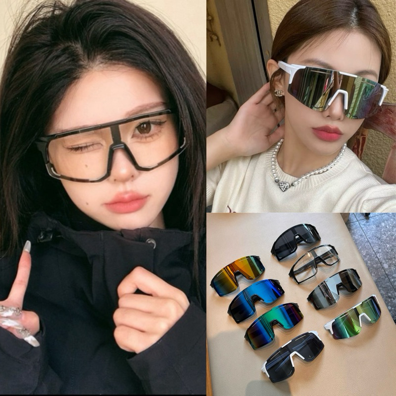 แว่นตากันแดด กัน UV กีฬากลางแจ้ง ขี่จักรยาน แว่นเดินป่า กันลม กันฝุ่น [[พร้อมส่ง]] กันแสง S1