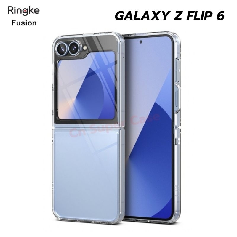 Ringke Fusion เคส Samsung Z Flip 6/Flip6 รุ่น Slim เคสกันกระแทก ขอบยาง TPU ( ส่งทันที )