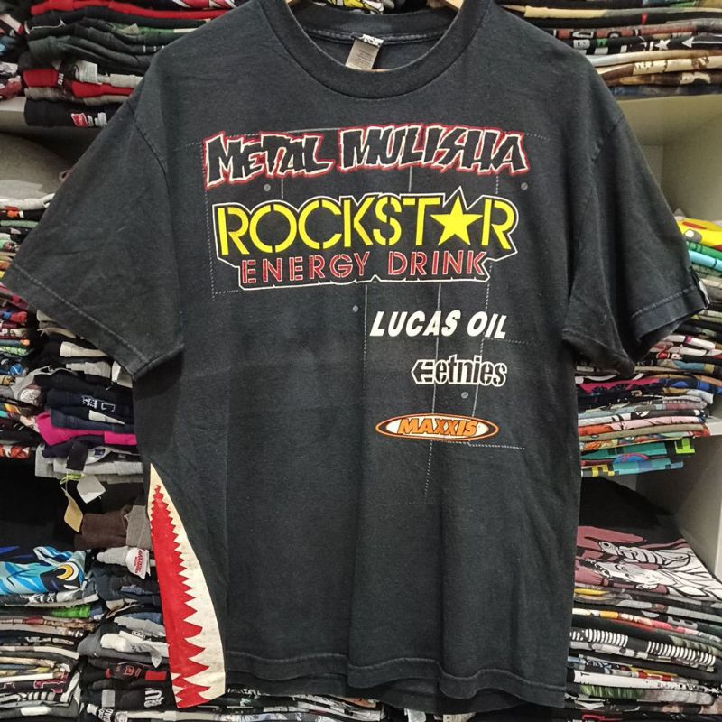 เสื้อยืดมือสอง Vintage Usa แบรนด์ ลายมัน Street Y2K Metal Mulisha 2000s Deegan 38 BMX Y2K  Size L.อก