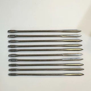 เข็มเย็บกระสอบ ปลายตรง ปลายงอ อย่างดี 6นิ้ว อย่างดี หนา ราคาต่อกล่อง(36อัน)