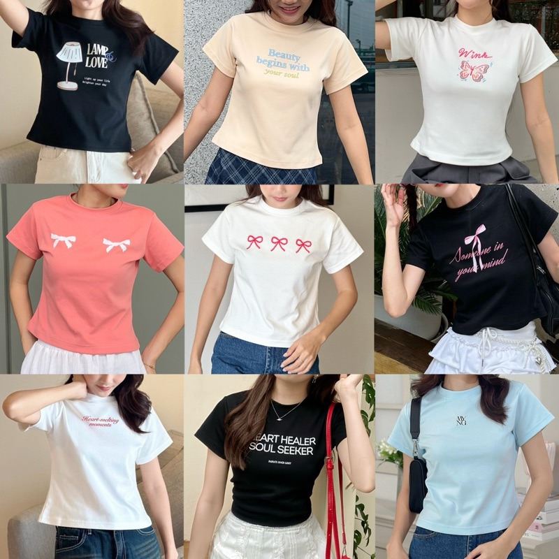 Baby Tee - Set 2 เสื้อยืดเบบี้ที myyoungs