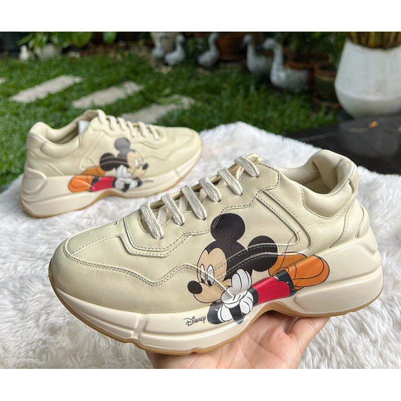 รองเท้า Gucci Rhyton Mickey Mouse Sz.37 มือสองแบรนด์แท้