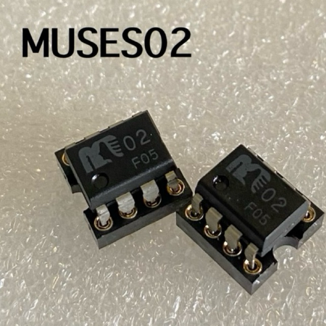 IC OP-AMP MUSES02  Dual DIP-8  อัพเกรด NE5532 OPA2604  LM4562AN ให้คุณภาพเสียงดี ราคาต่อ 1 ชิ้น