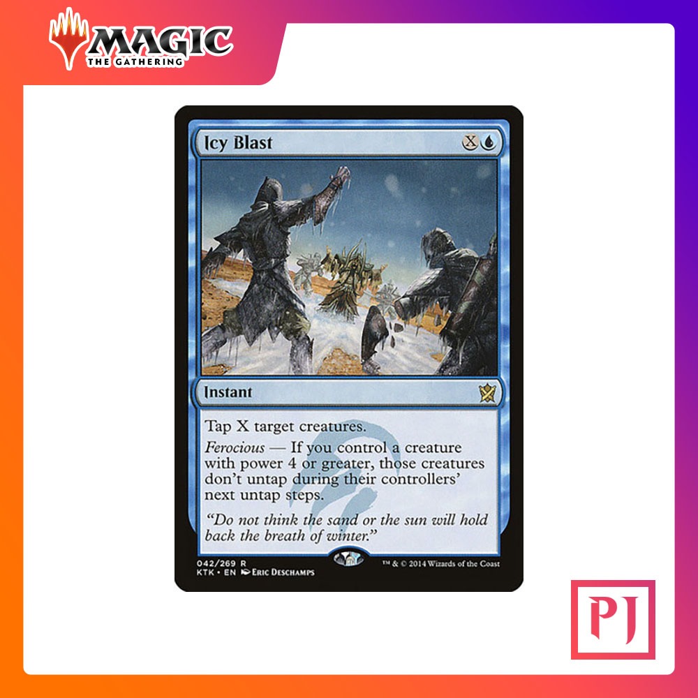 [MTG] Icy Blast [KTK] [BLUE] [RARE] [NORMAL] [ENG] (การ์ดเมจิค / Magic the Gathering)