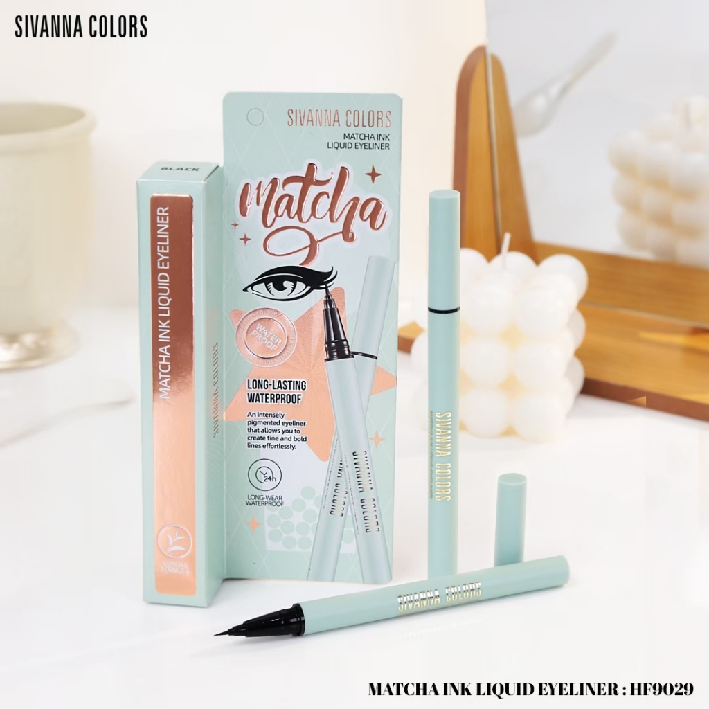 อายไลเนอร์ Sivanna Colors Matcha Ink Liquid Eyeliner