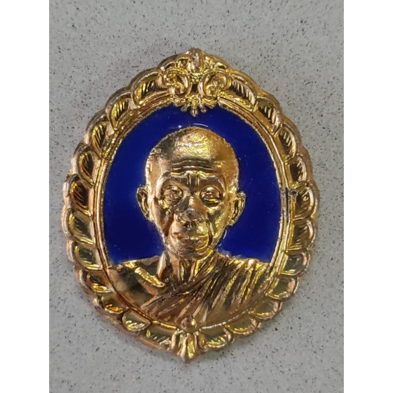 เหรียญหลวงพ่อคูณรุ่น ส.ก.ศูนย์ศิลปชีพบางไทรจัดสร้างออกวัดบ้านไร่ปี2536 เนื้อทองแดงลงยาสีน้ำเงิน