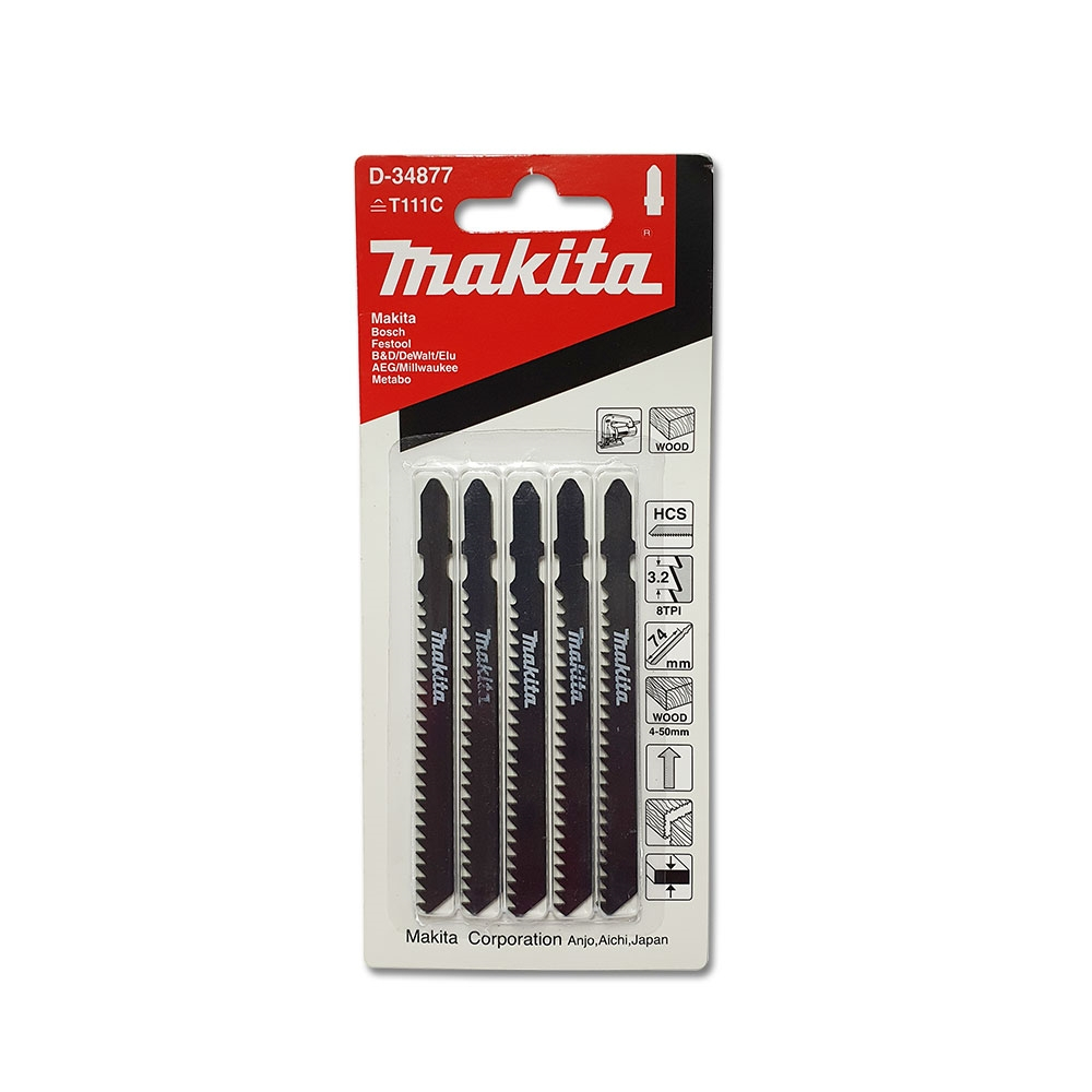 MAKITA D-34877 ใบจิ๊กซอ B-Type T111C