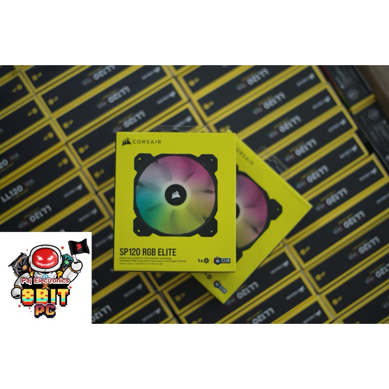 🔥in stock พร้อมส่ง Corsair SP120 RGB ELITE พัดลมระบายความร้อน Case Fans พัดลมCorsair