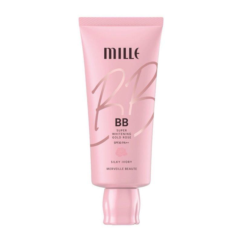 MILLE SUPER WHITENING GOLD ROSE BB CREAM SPF30 PA++ 30G.