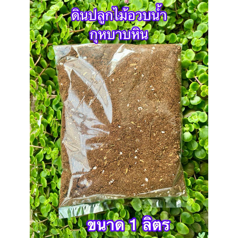 ดินปลูก ไม้อวบนำ้เท่านั้น ขนาดบรรจุ 1 ลิตร