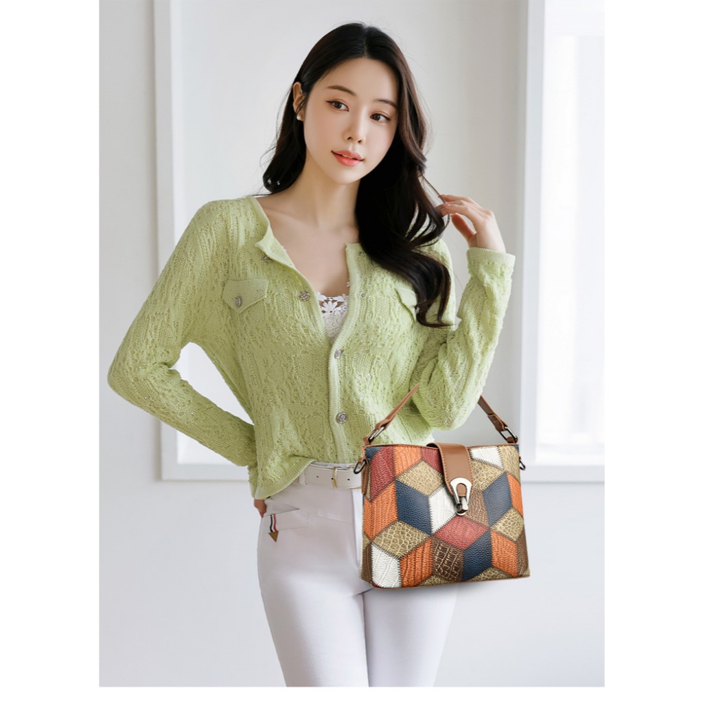 กระเป๋าสะพายข้างผญ หนัง กระเป๋าสะพายข้าง - รูปที่ 6