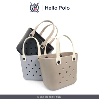 Hello Polo กระเป๋า ชายหาด กระเป๋าถือ แฟชั่น พกพาสะดวก แบบกันน้ำ ความจุสูง การออกแบบรูระบายอากาศ ผู้หญิงกระเป๋าถือ BH2001