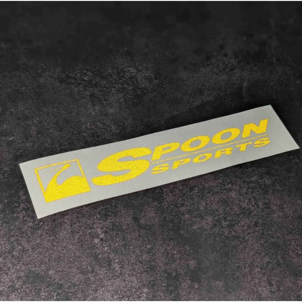 สติกเกอร์ SPOON SPORTS สะท้อนแสง 3M  งานไดคัท สติกเกอร์แต่งรถ Honda JDM สไตล์ ราคา ถูกที่สุด ดีลบีเคเค แกลเลอรีภาพที่ 3