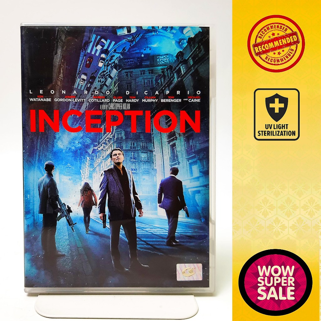 DVD ภาพยนตร์ฮอลลีวูด Inception จิตพิฆาตโลก แผ่น Dual Layer