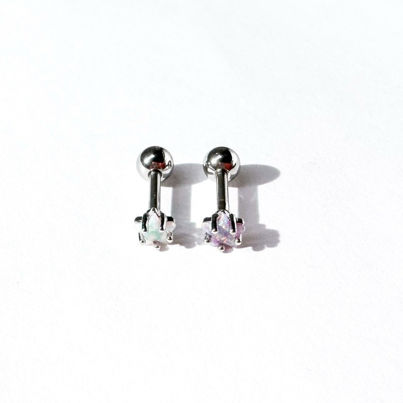 จิวต่างหูเกาหลี More Than Piercing: A205 Mini Opal Star