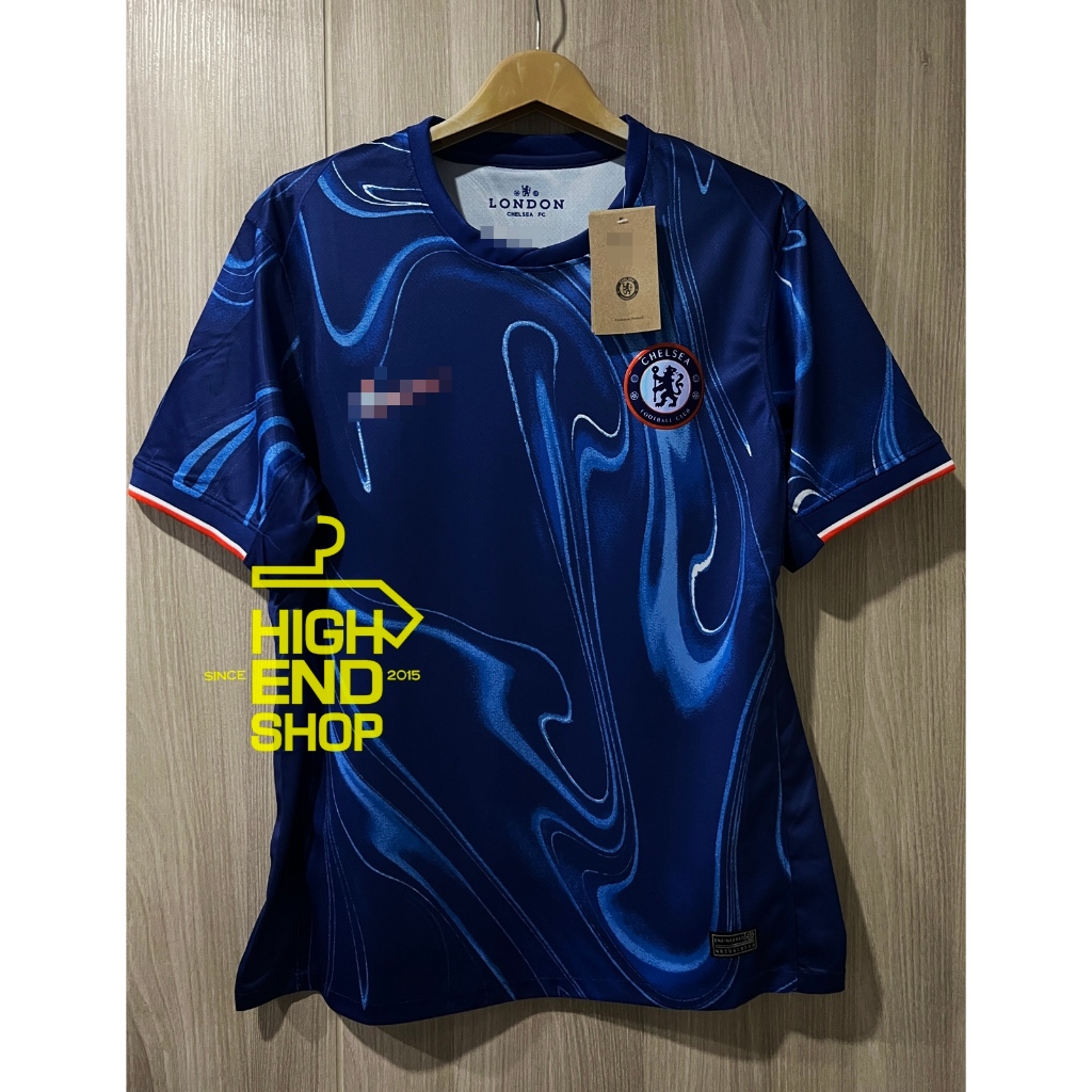 ใหม่ล่าสุด!! 2024/25 เสื้อบอล [เกรดแฟนบอล] เชลซี Home เหย้า เสื้อเปล่า หรือ พร้อมอามและเบอร์ชื่อ ( No Sponser )