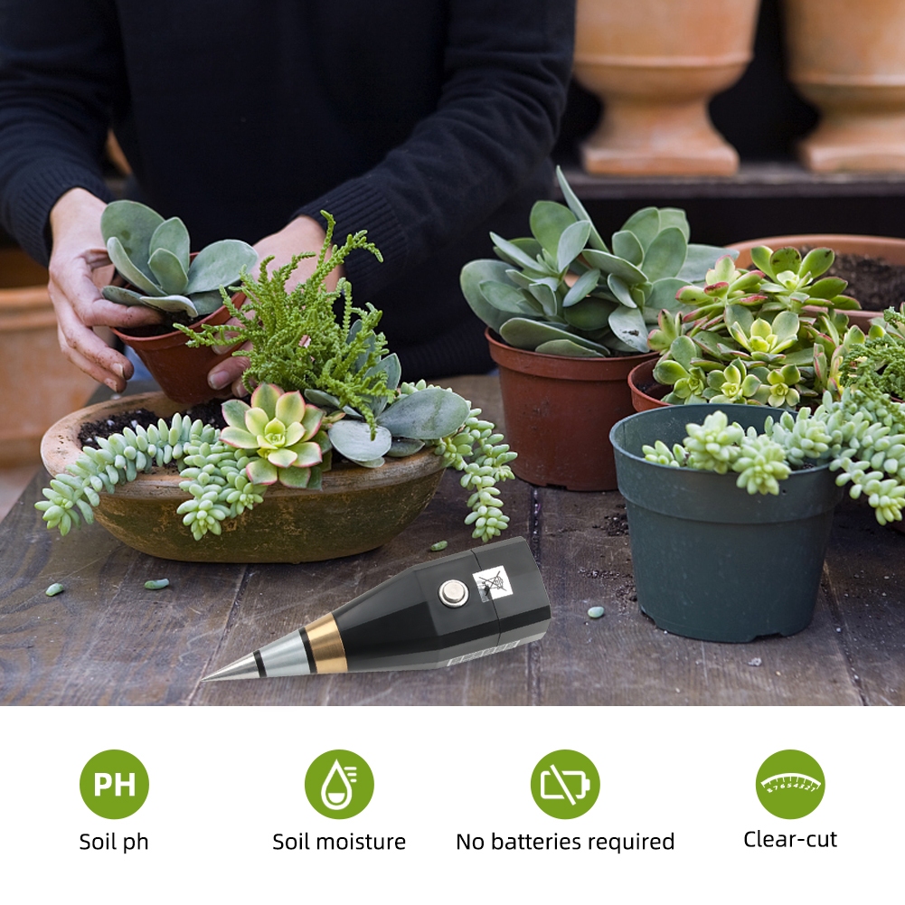 RCYAGO ความแม่นยำสูงดินทดสอบความชื้น 2 ใน 1 pH Meter สวนผลไม้เนอสเซอรี่ดอกไม้ดินทดสอบ - รูปที่ 3