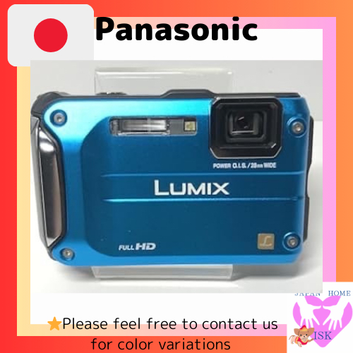 Panasonic Digital Camera Lumix Ft3 Splash Blue Dmc-Ft3-A Direct From Japan Used, Genuine Made In Jap