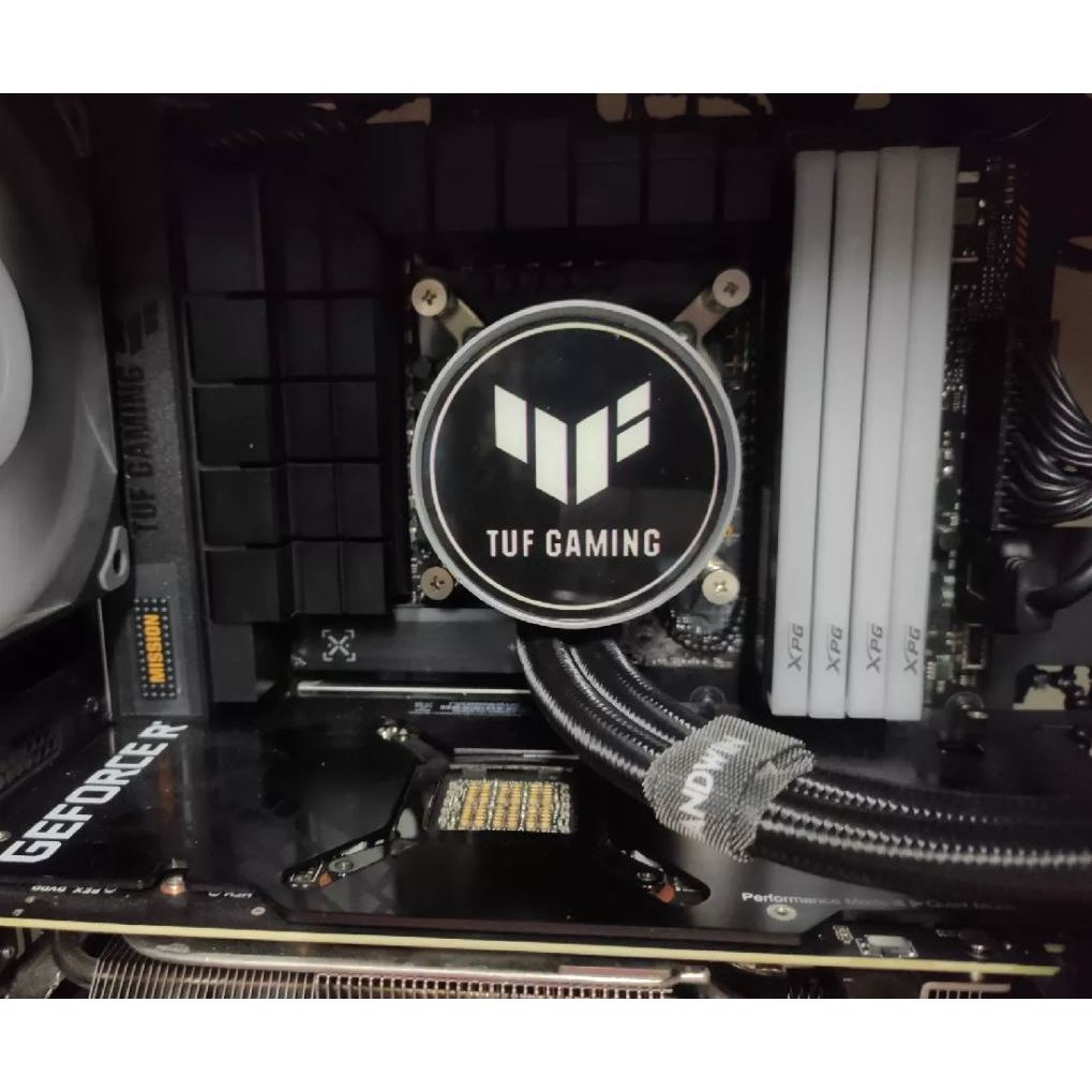 ที่ครอบตกแต่งสีชุดน้ำปิด CPU ลายตามต้องการ ทำลายมาเองได้ (ไฟส่องผ่านหมดทุกแบบ )