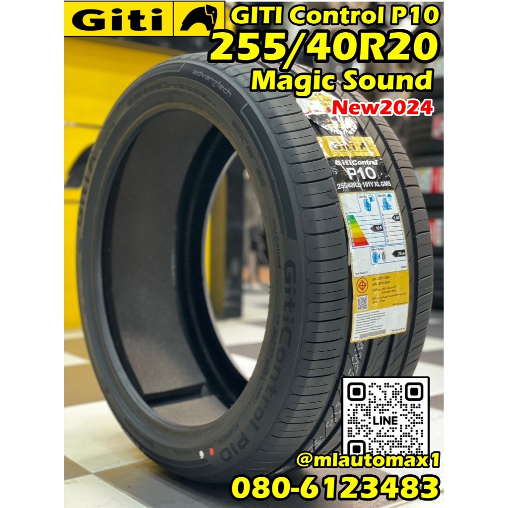 🔥🔥#Giti Control P10 255/40R20 ยางใหม่ปี2024🔥🔥ยางเทคโนโลยีโฟมซับเสียง