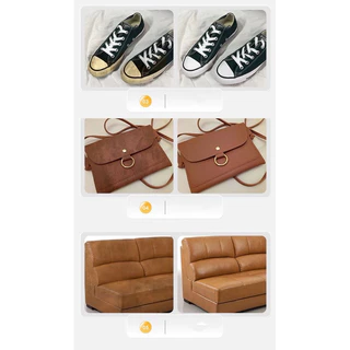 kingshopping(ร้านไทย)(CXG38)ครีมขัดรองเท้าขาว กำแพง โซฟาหนัง กระเป๋าหนัง โต๊ะ ที่นั่งในรถ สแตนเลส 260g พร้อมฟองน้ำ