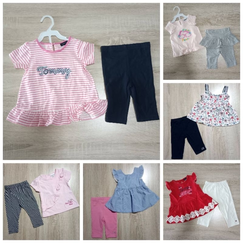 🎯ชุดเซ็ทเด็กหญิง งานแบรนด์ งานผลิตในไทย ส่งออกต่างประเทศ size 12m-24m