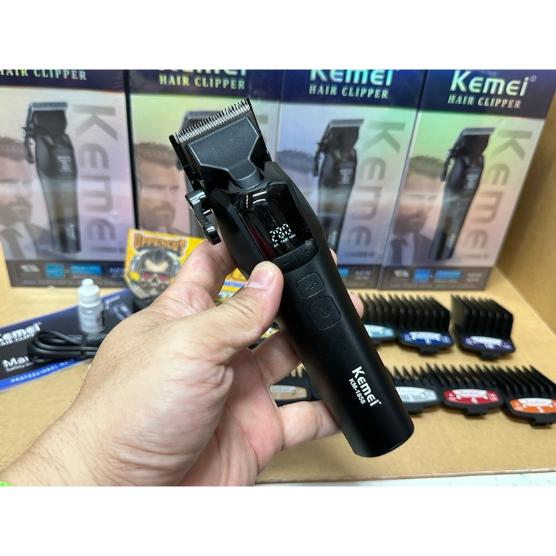 ปัตตาเลี่ยน kemei km-1858 ฟันเฟดบาง ปรับแรงเบาได้