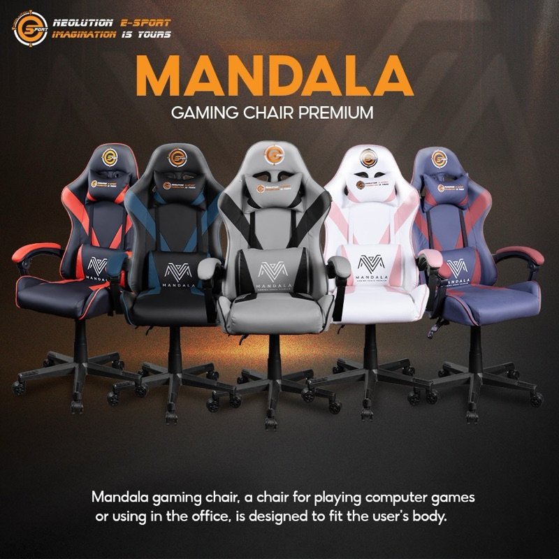 Neolution E-Sport Gaming Chair รุ่น MANDALA เก้าอี้เกมมิ่งคอมพิวเตอร์ ปรับนอนได้ ของแท้สินค้าประกันศูนย์ 1 ปี