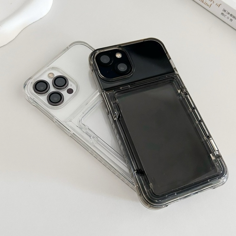 Supercase | i11-i15promax S23 S23plus S23ultra S24 S24plus S24ultra  เคสใส่บัตร ใส่ได้4ใบ