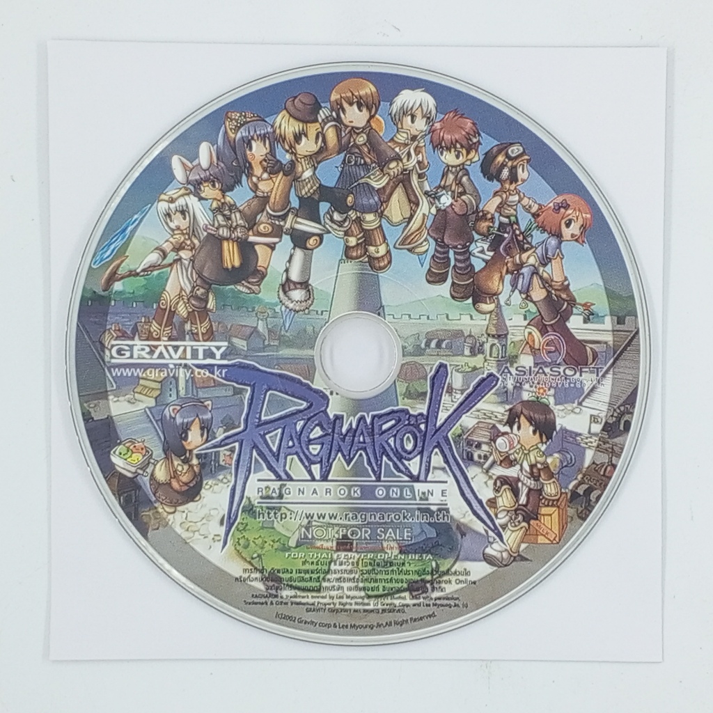 [SELL] RAGNAROK ONLINE OPEN BETA VERSION (TH)(PC)(USED) แผ่นเกม PC แท้ มือสอง !!