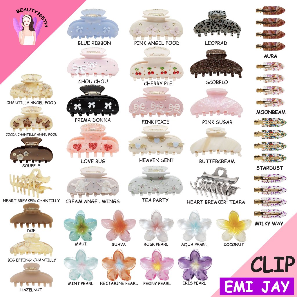 🍒พร้อมส่ง🍒 Emi jay Claw Clips & HAIR PINS  :ของแท้💯%เท่านั้นค่ะ