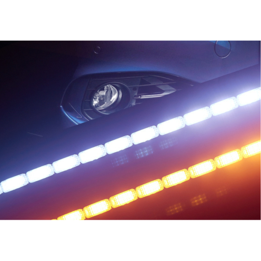 ไฟเดย์ไลท์ Crystal LED พร้อมไฟเลี้ยว-สไตล์ Maybach Flowing