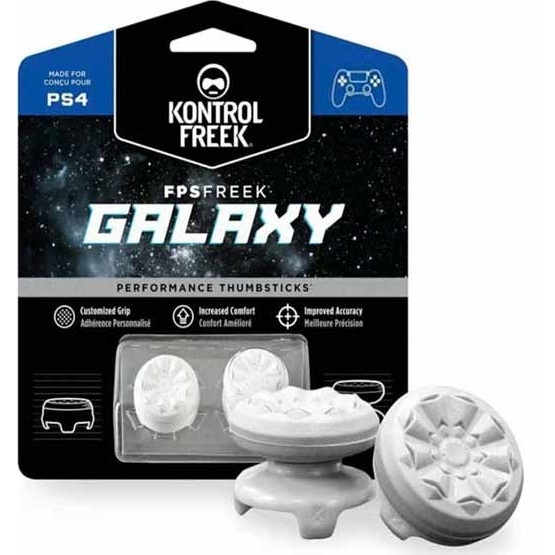 ส่งฟรี! มาใหม่! KontrolFreek FPS Freek Galaxy Laser Etched Pattern Concave High-rise Thumbgrip For PS4 / PS5 Controller