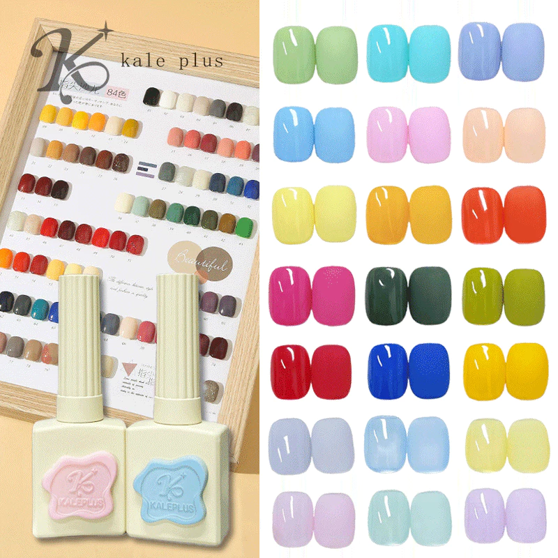✨Kale Plus ยาทาเล็บเจล สีทาเล็บเจล สีเจลทาเล็บ ชนิดอบ UV/LED ขวดเหลี่ยม บอกสี15ml (01-96)