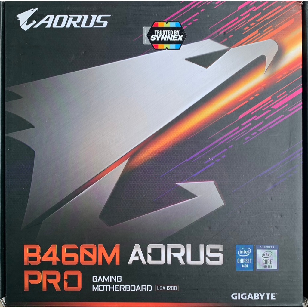 MAINBOARD (เมนบอร์ด) 1200 GIGABYTE B460M AORUS PRO มือสอง