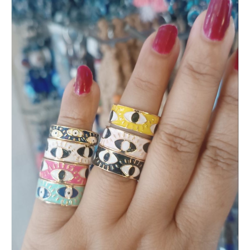 แหวน Evil Eye ปรับขนาดได้