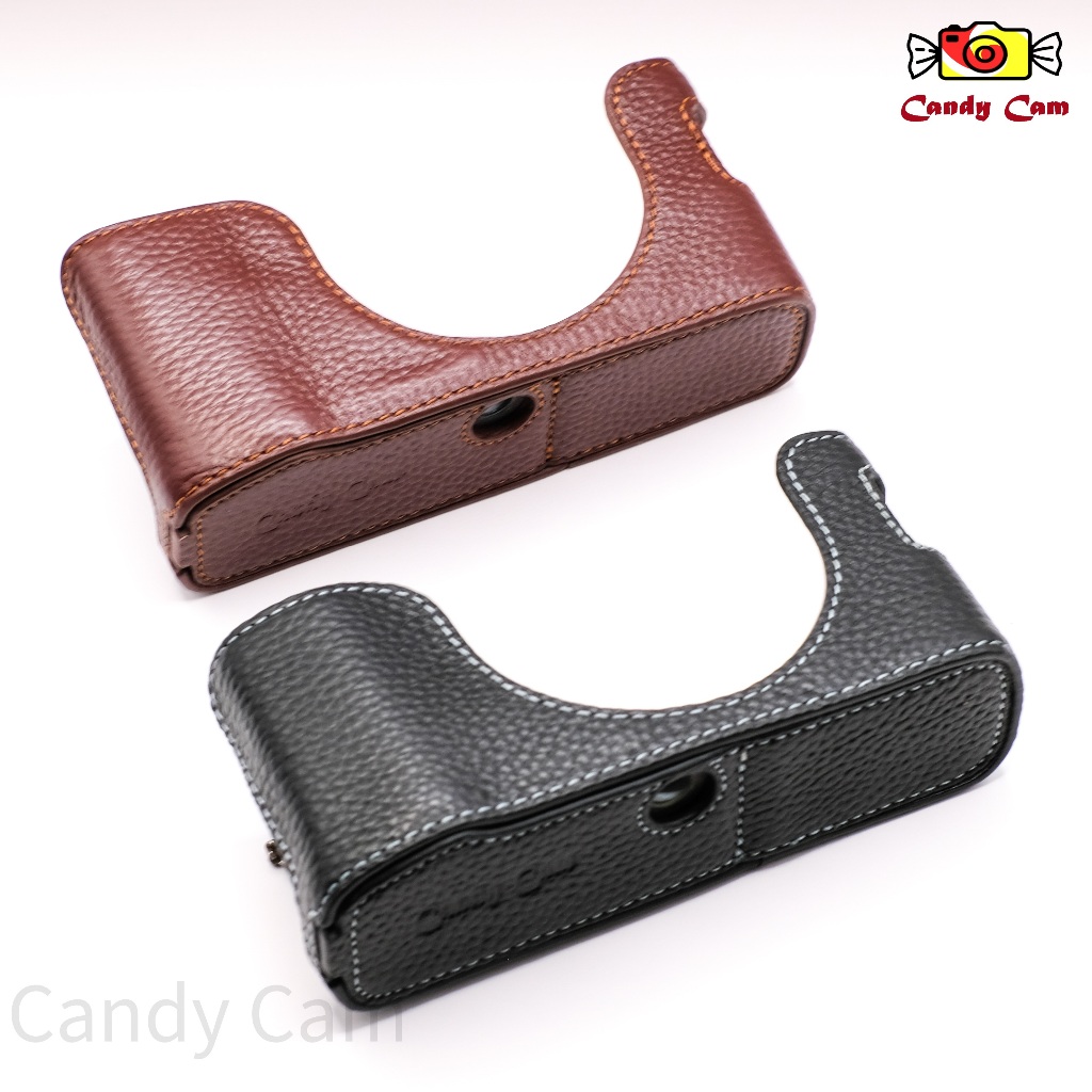 Half case เคสหนัง หนังแท้ Fujifilm X100VI Fuji X100VI X100 mark6